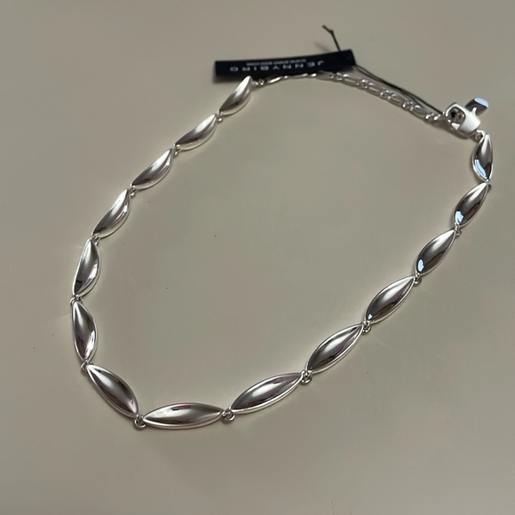 JENNY BIRD NWT Adjustable Silver Necklace - Picture 5 of 14